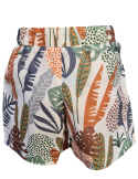 Short de bain enfant motif jungle, anti UV, écoresponsable, de dos