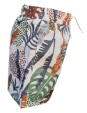 Short de bain enfant motif jungle, anti UV, écoresponsable, de profil