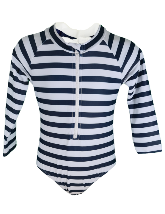 Doux Soleil Maillot De Bain Anti Uv Pour Fille Mariniere Doux Soleil Maillot De Bain Anti Uv Pour Fille Mariniere