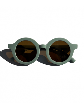 lunettes de soleil protection UV 400 vert kaki