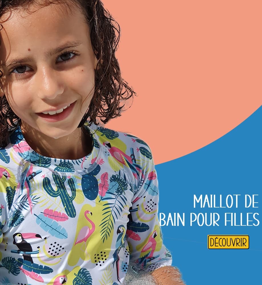 Doux Soleil - Maillots de bain anti UV pour filles